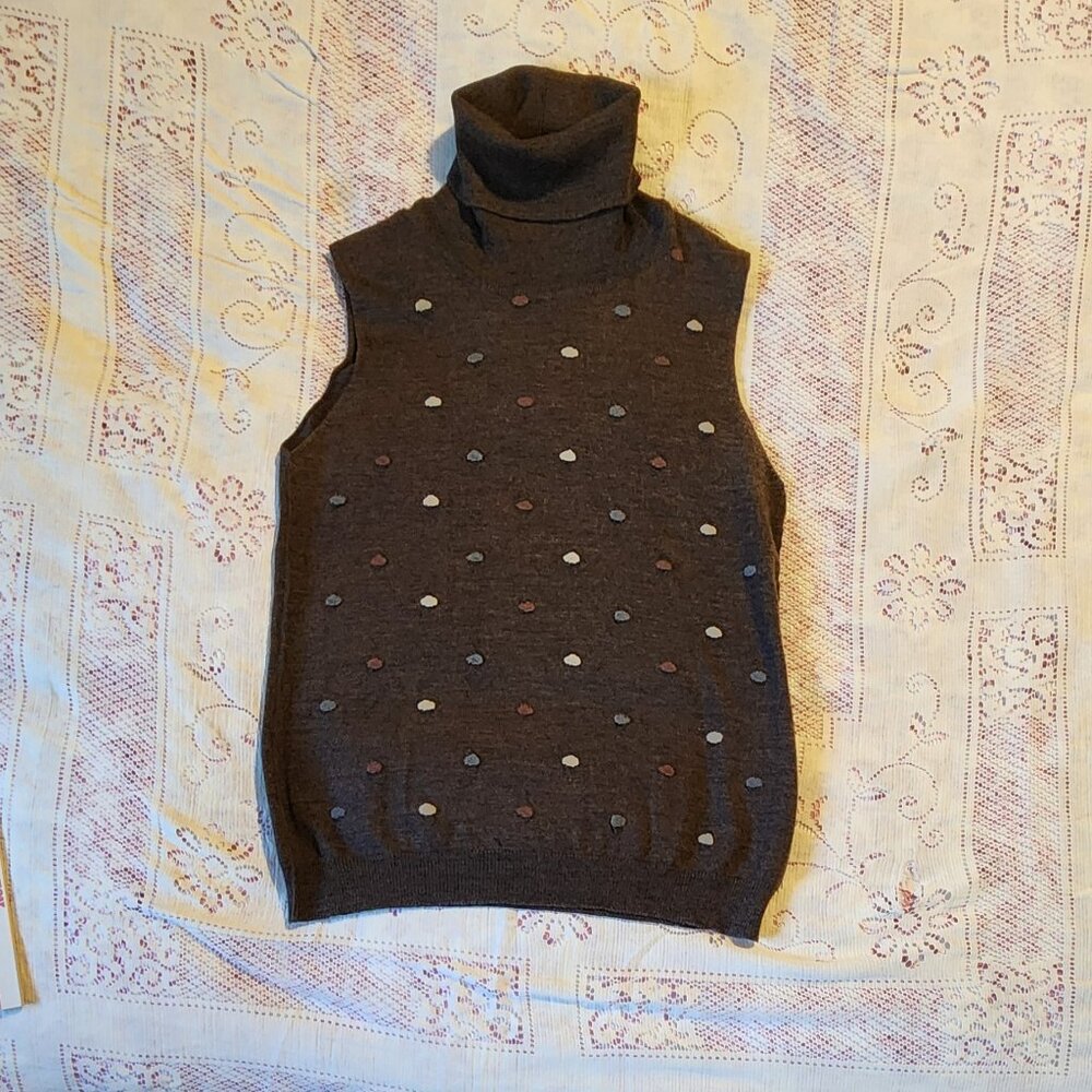 Crea Concept avant-garde sleeveless turtleneck
